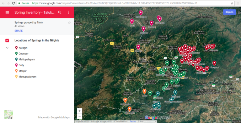 [Help] Using Google My Maps – Nilgiris Water Portal